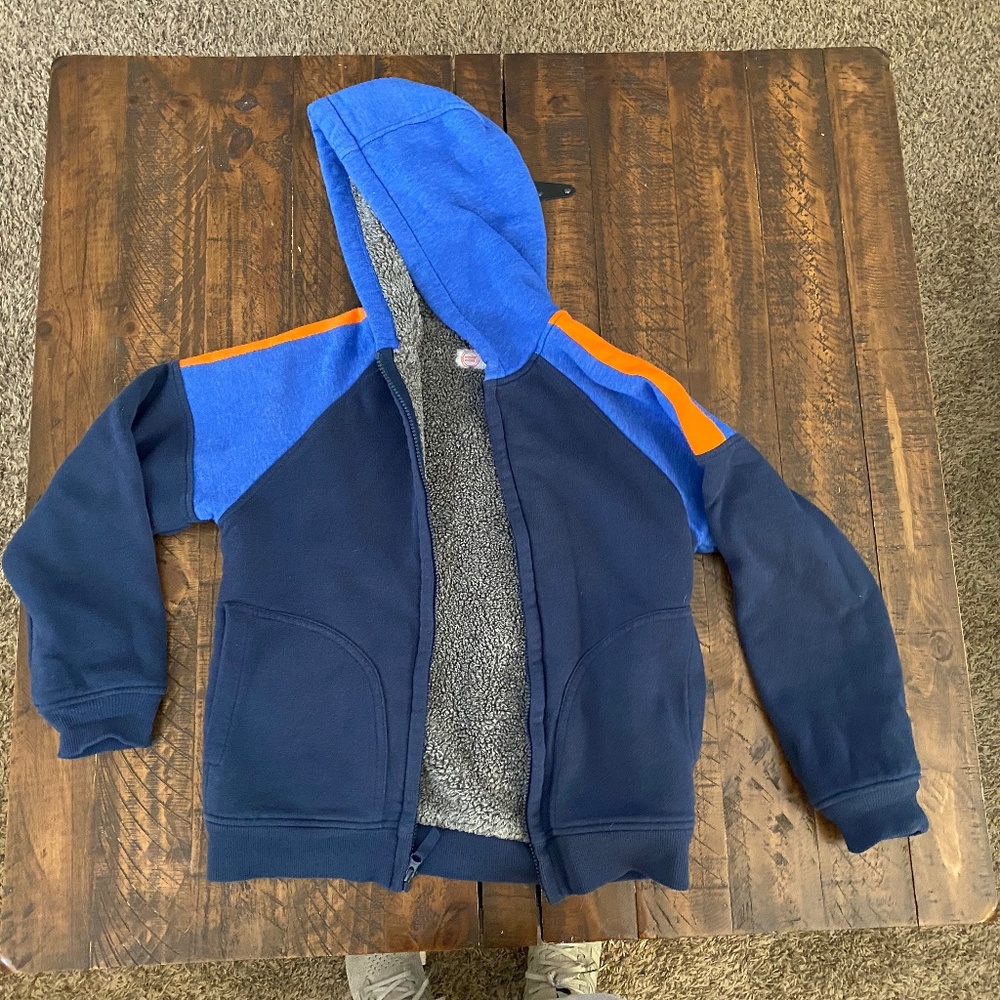 Wonder Nation thick fur sweater size Large or 10/12!